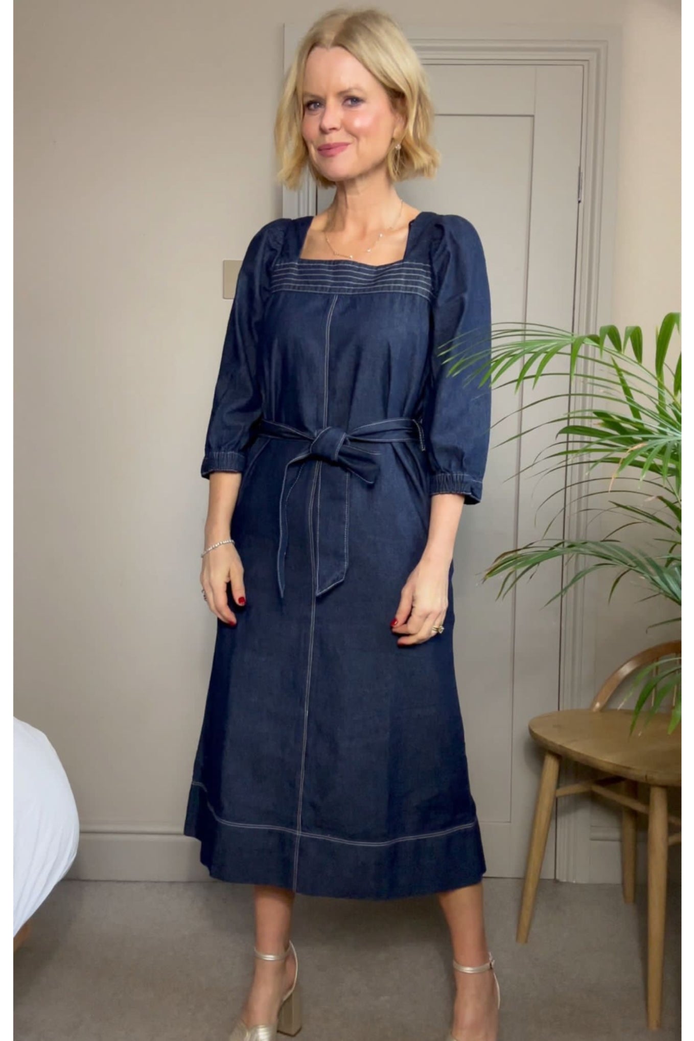 Lucy Dress - Denim – WYSE London