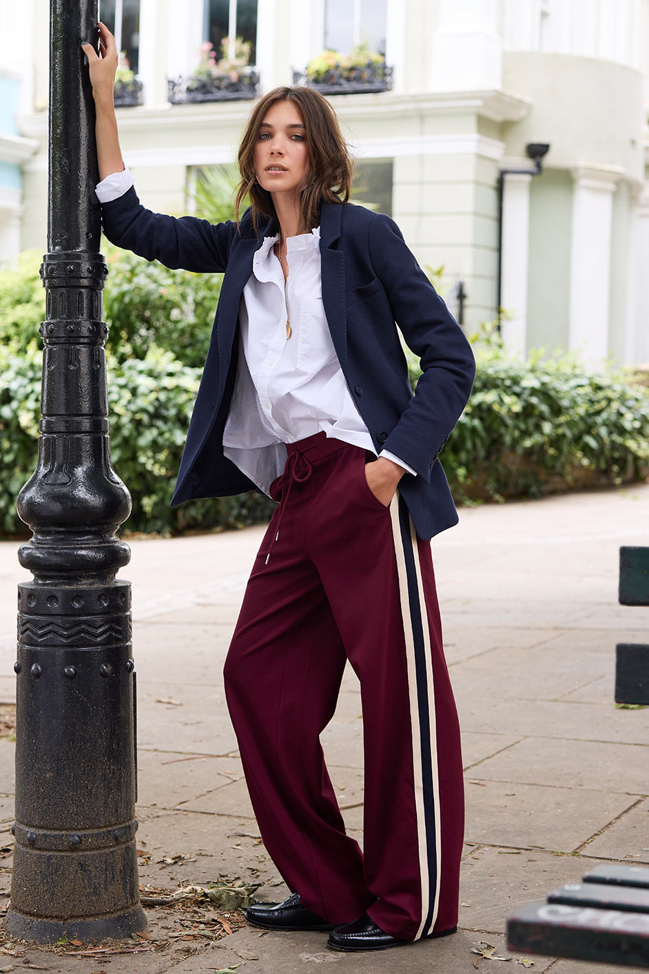 Streetstyle Burgundy Baggy fit Cargo Pant –