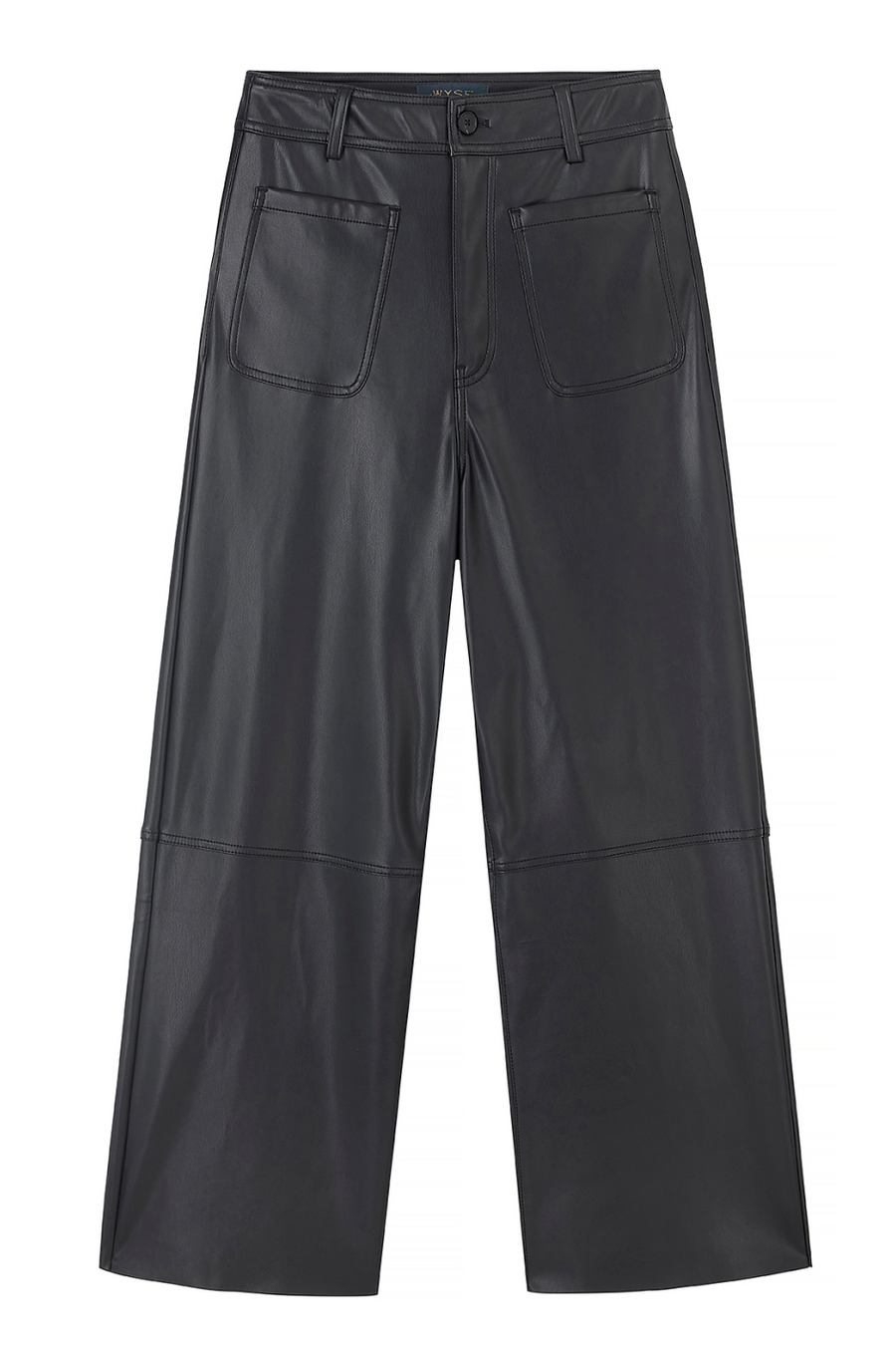 Jules Faux Leather Trousers - Black – WYSE London
