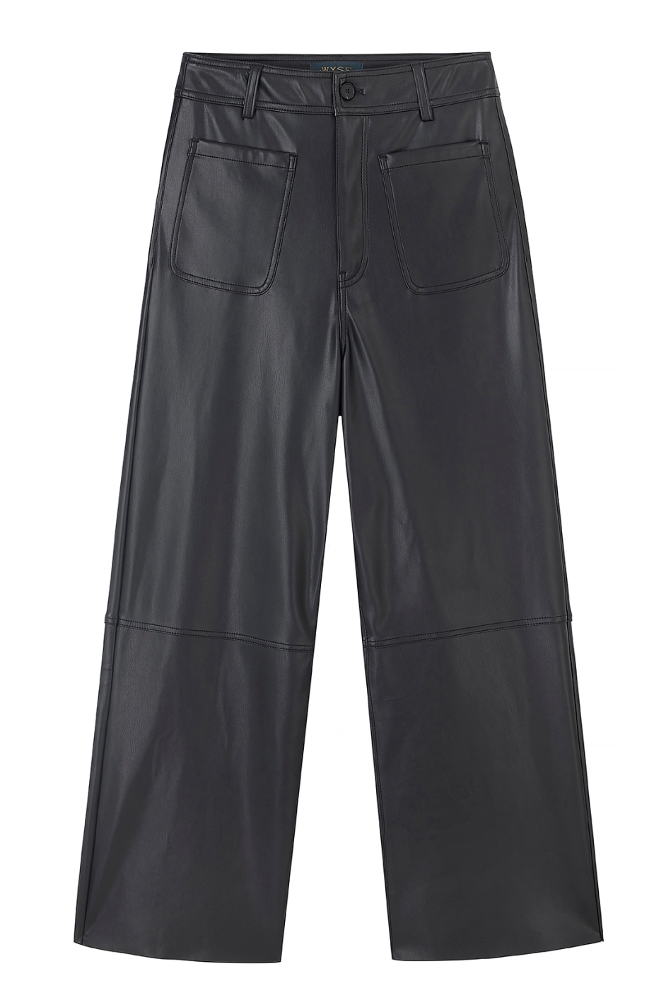 Jules Faux Leather Trousers - Black