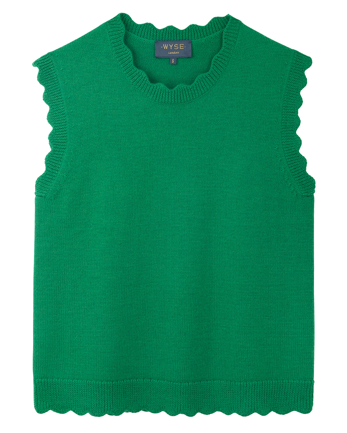 Fleurine Scallop Tank - Jade Green