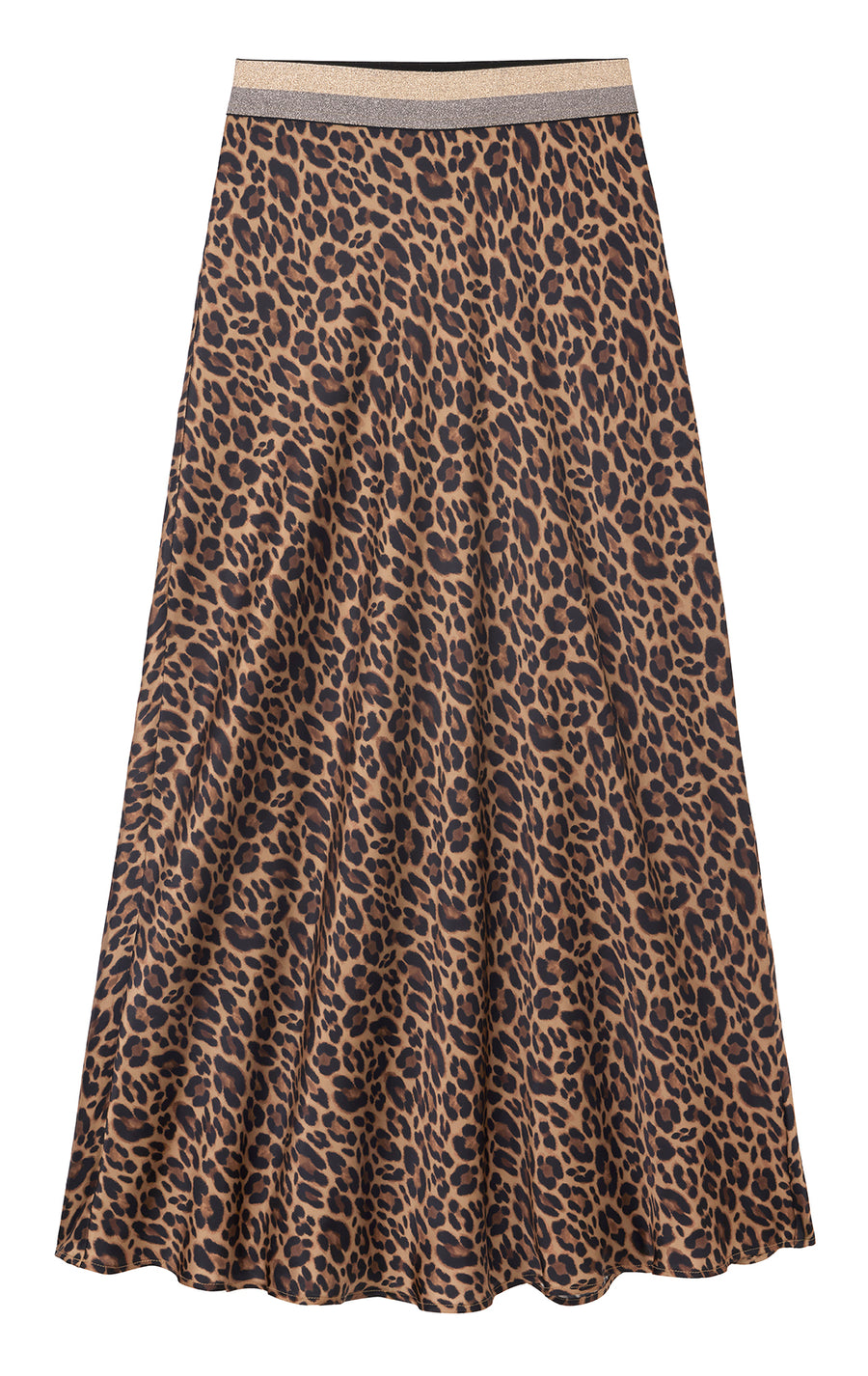 Ella Silk Skirt - Leopard