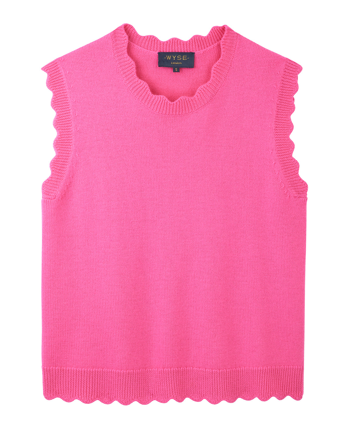 Fleurine Scallop Tank - Candy Pink