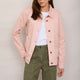 Ada Denim Jacket - Candy Floss Pink