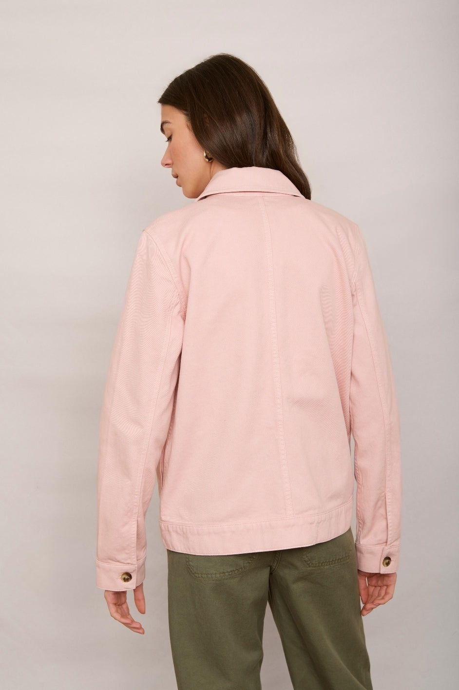 Ada Denim Jacket - Candy Floss Pink