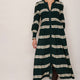 Aggie Dress - Green Shibori