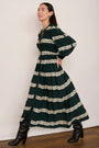 Aggie Dress - Green Shibori