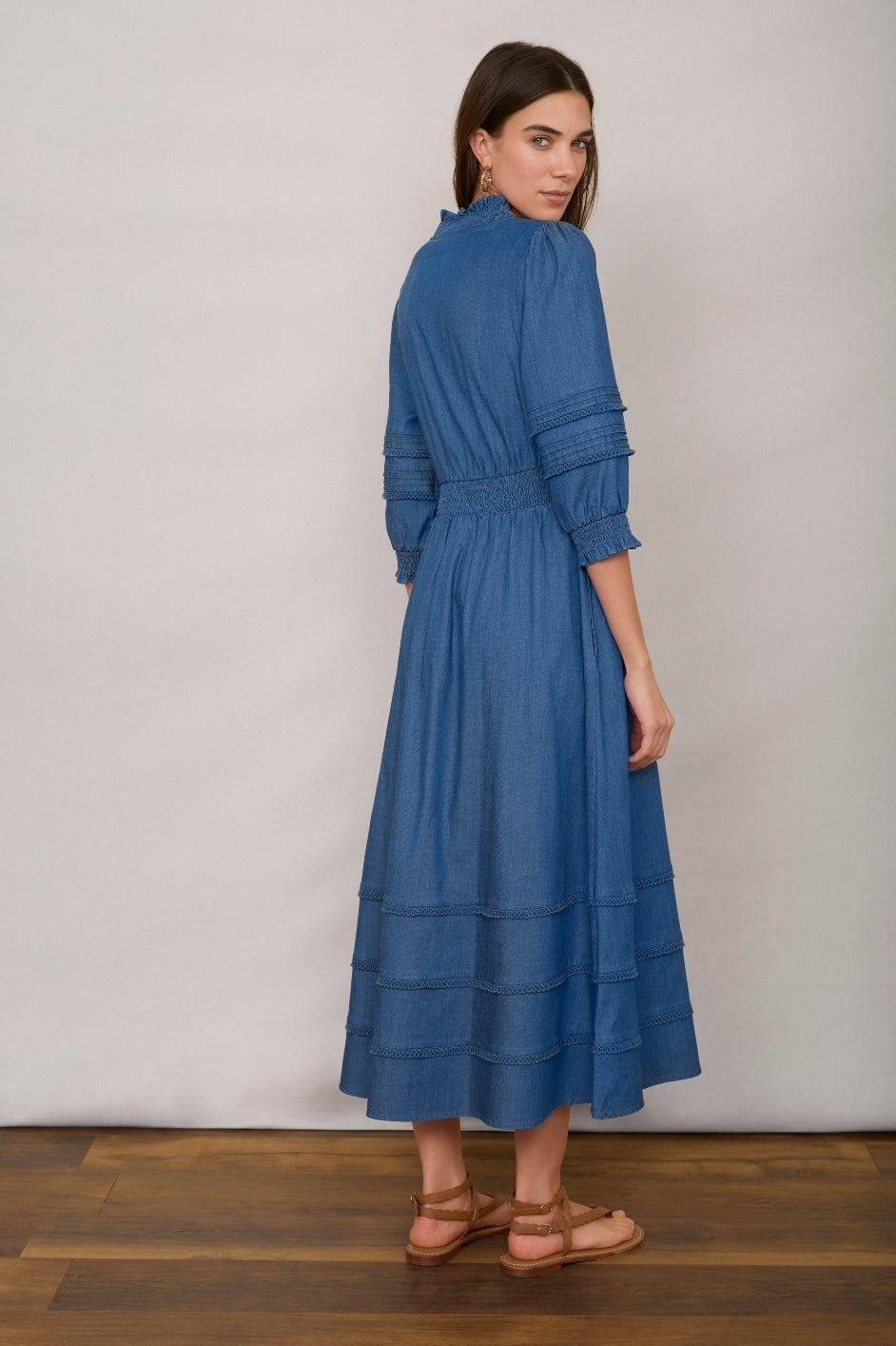 Alina Dress - Chambray