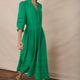 Alina Dress - Jade Green