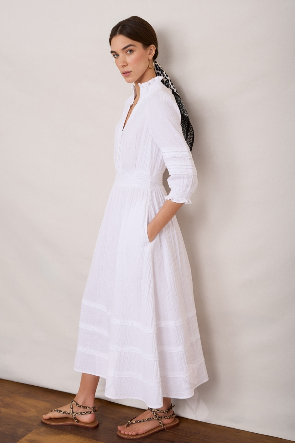 Alina Dress - White