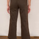 Allie Flare Cropped Jean - Chocolate