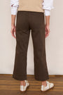 Allie Flare Cropped Jean - Chocolate