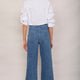 Allie Flare Cropped Jean - Light Wash