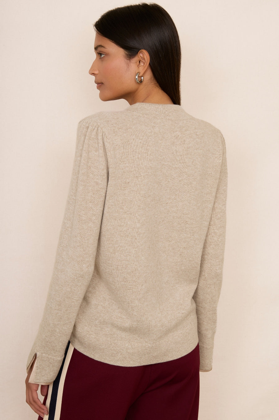 Alora Tie Detail Jumper - Taupe