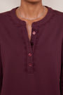 Anisa Ponte Top - Plum