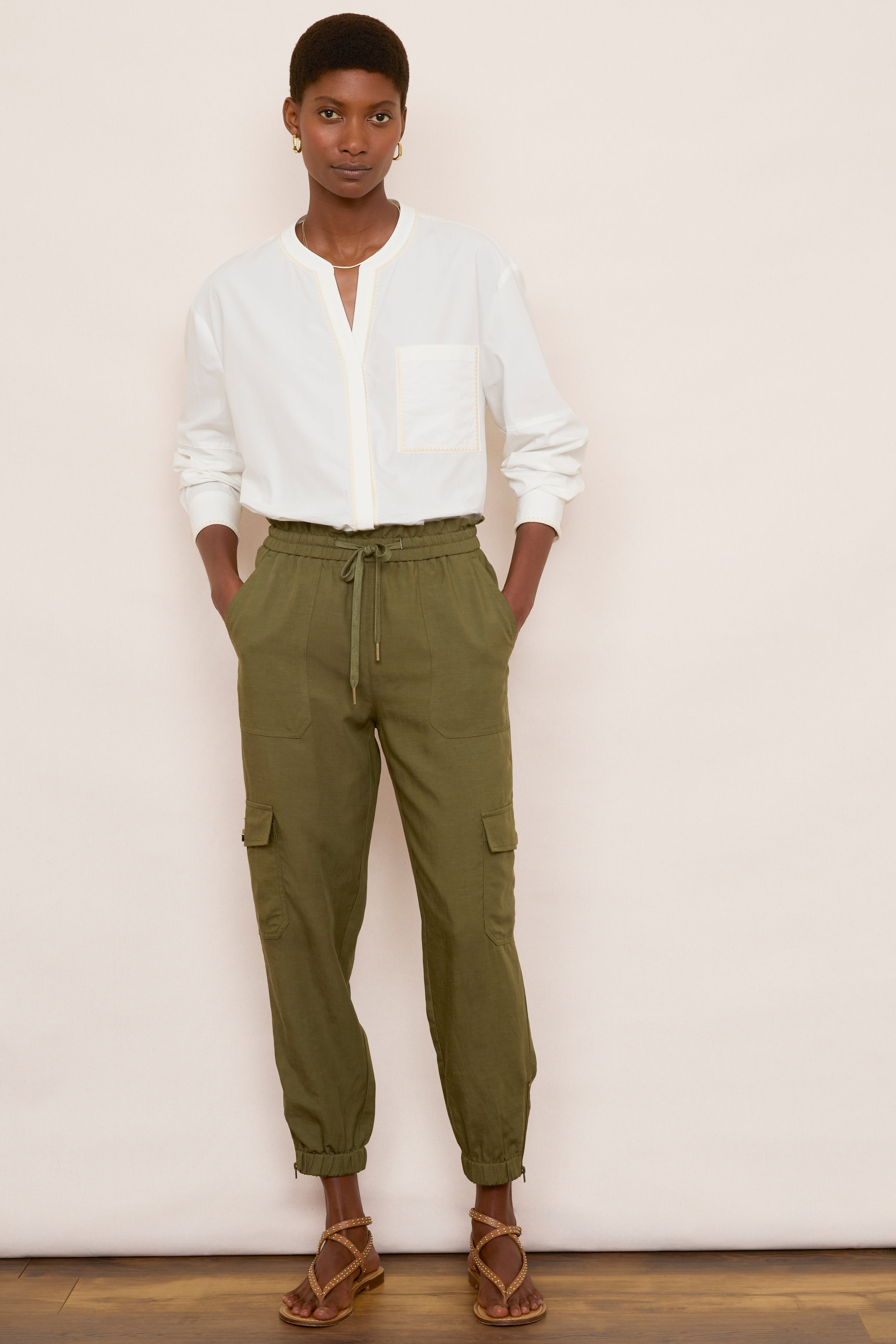 Aniyah Cargo Trouser - Khaki