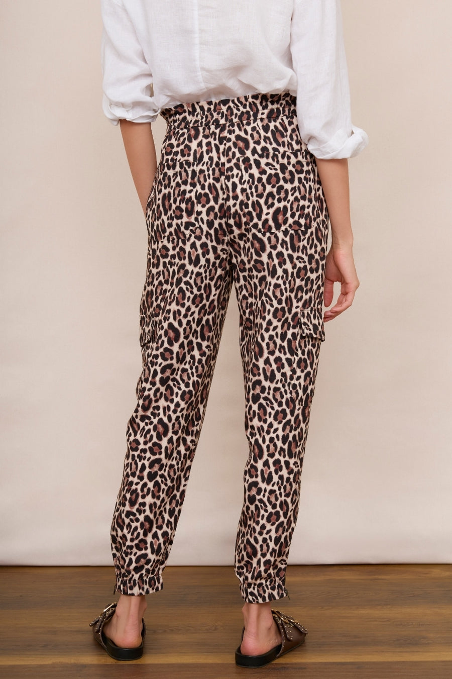 Aniyah Cargo Trouser - Leopard