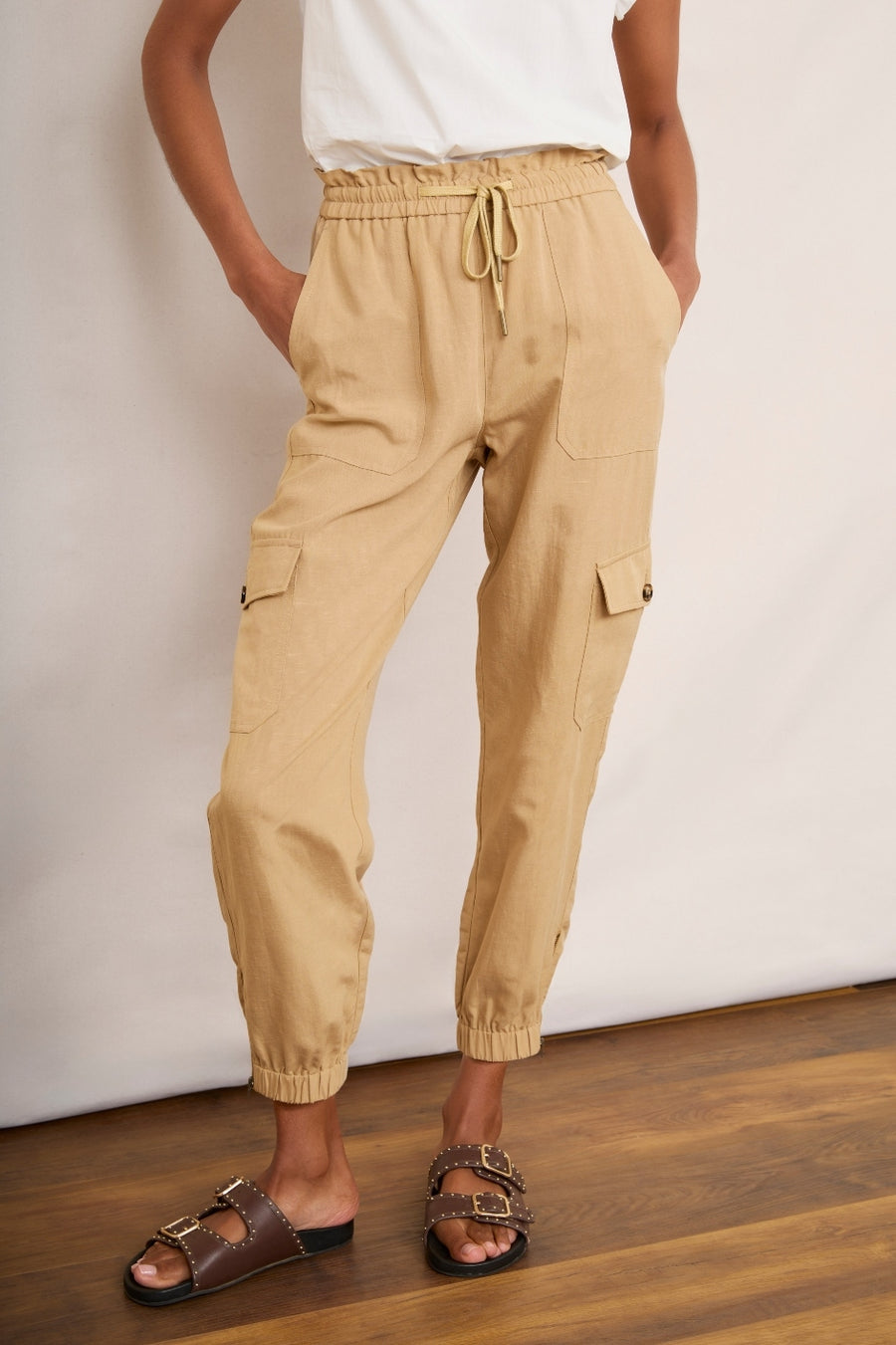 Aniyah Cargo Trouser - Tan