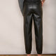 Aniyah Faux Leather Trouser - Black