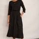 Aniyah Jersey Woven Mix Dress