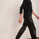 Aniyah Sequin Trouser - Black