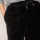 Aniyah Velour Trouser - Black