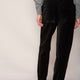 Aniyah Velour Trouser - Black