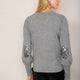 Julieta Patch Jumper - Mid Grey Marl