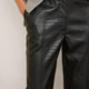 Anne Faux Leather Trouser - Black Croc