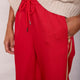 Anya Wide Leg Trouser - Poppy Red