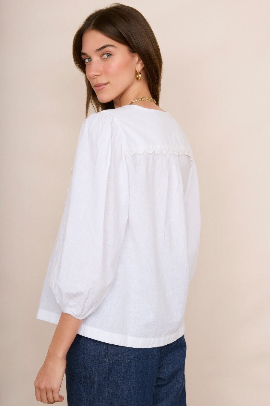 Arlo Blouse - White