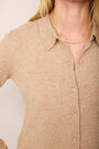 Arti Knitted Shirt - Taupe Marl