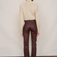 Audrey Coated Jean - Plum