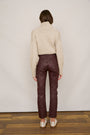 Audrey Coated Jean - Plum