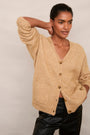 Becky Boyfriend Cardigan - Caramel