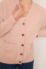 Becky Boyfriend Cardigan - Pale Pink