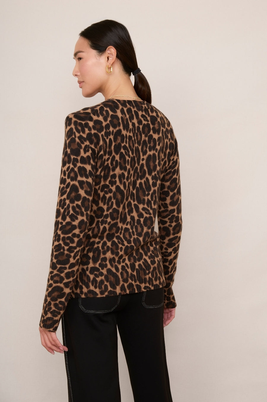 Belle Jumper - Chocolate Leopard