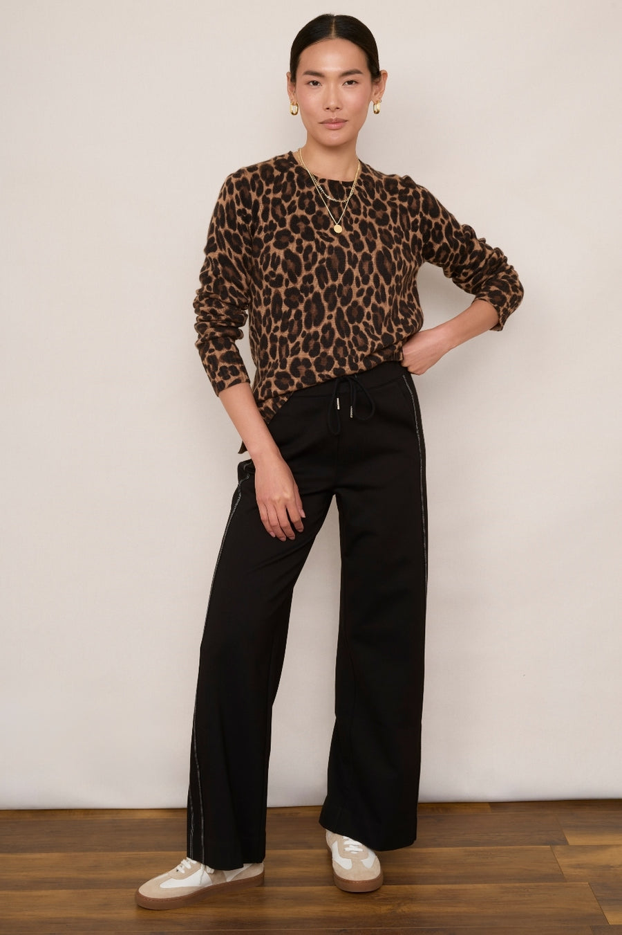 Belle Jumper - Chocolate Leopard