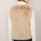 Cameron Faux Fur Gilet - Oyster