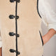 Carina Duffle Gilet - Ecru