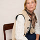 Carina Duffle Gilet - Ecru