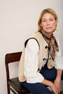 Carina Duffle Gilet - Ecru