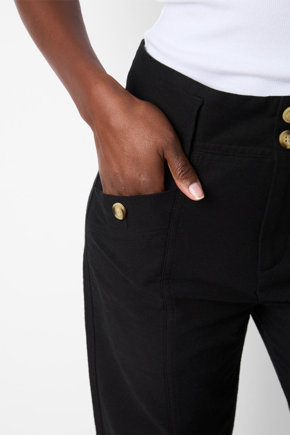 Carly Cargo Trouser - Black