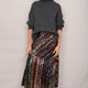 Carrie Sequin Skirt - Stripe Multi