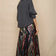 Carrie Sequin Skirt - Stripe Multi