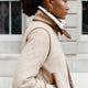 Holly Aviator Jacket - Beige