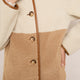 Celia Borg Jacket - Ecru/Caramel