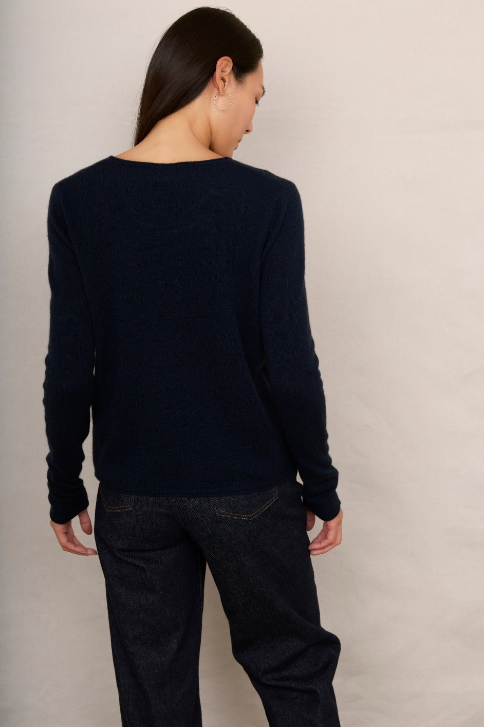 Chrissie Cashmere Jumper - Midnight