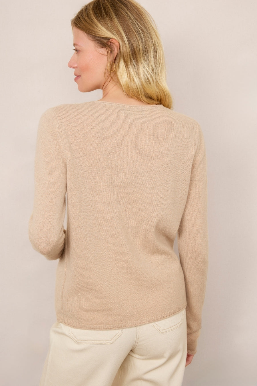 Chrissie Cashmere Jumper - Oat