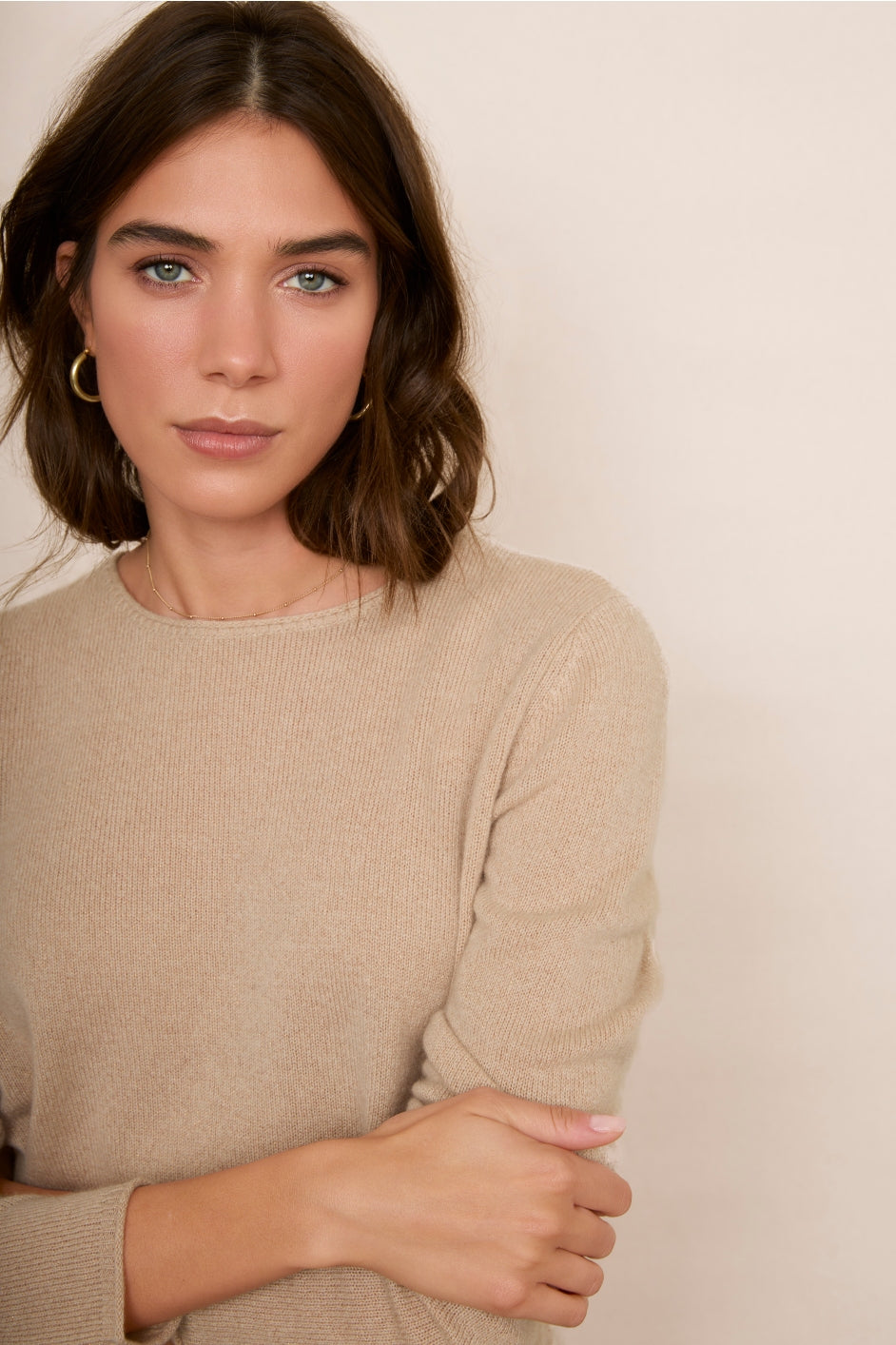 Chrissie Cashmere Jumper - Oat